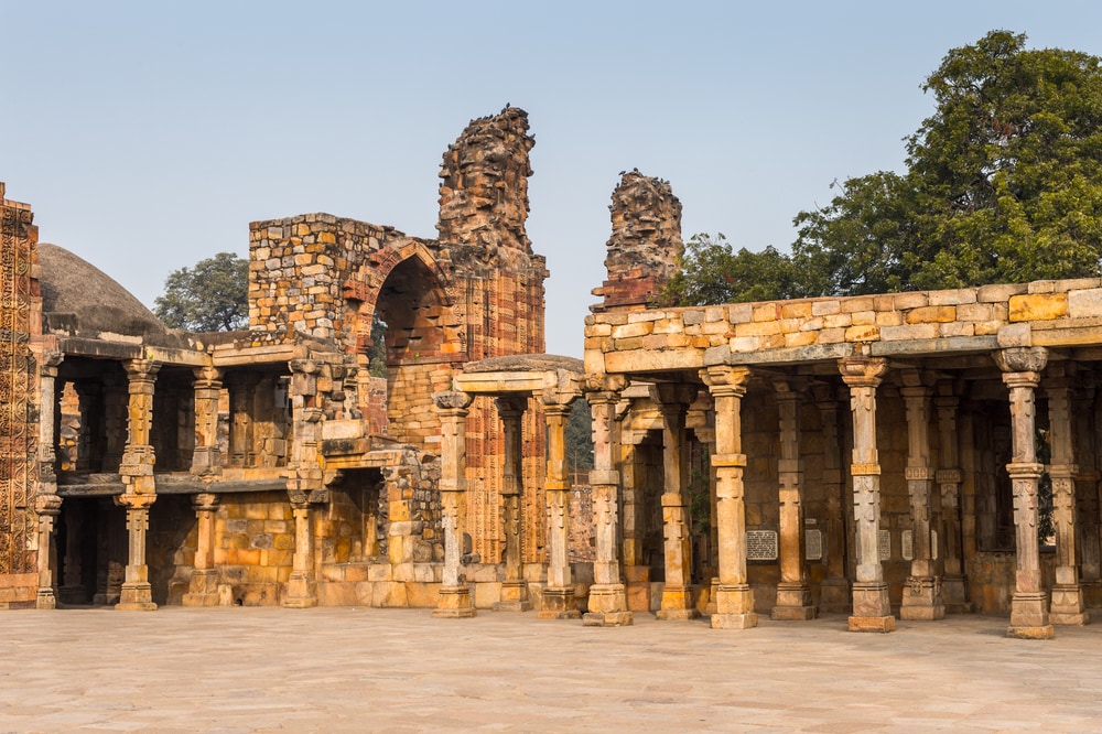 Ruins inside the Qutub Complex, Mehrauli, New Delhi