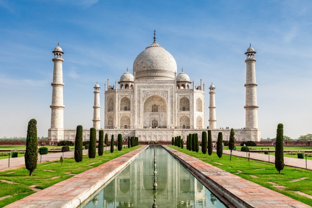 The white marble beauty- Taj Mahal