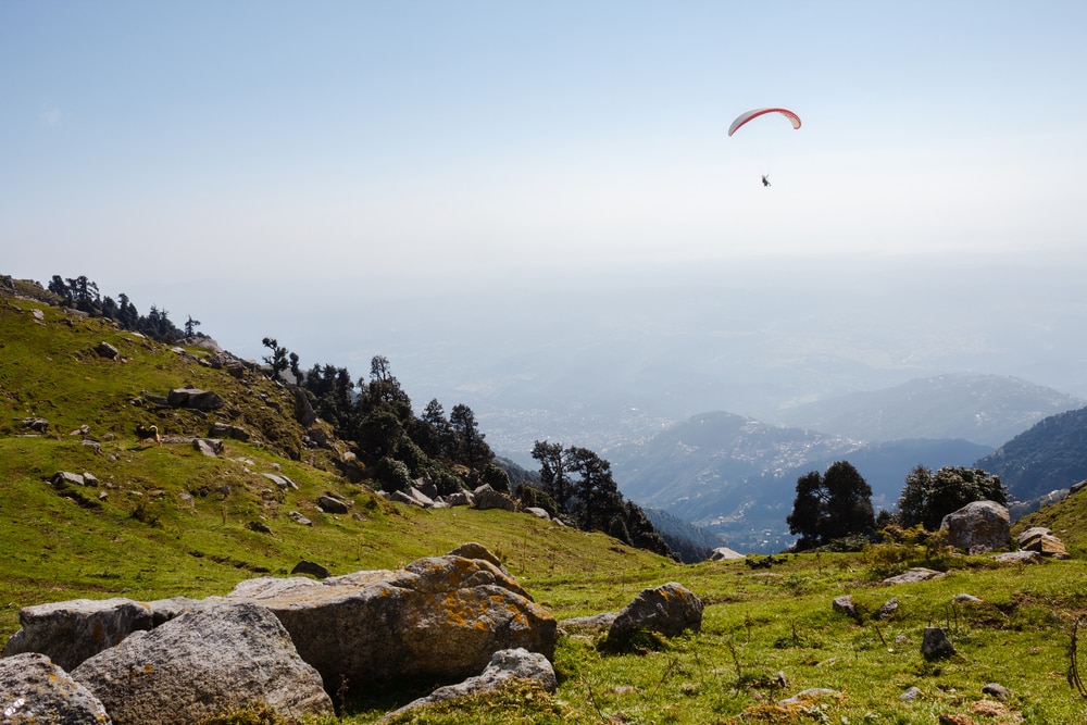 Paragliding near Dharamshala
