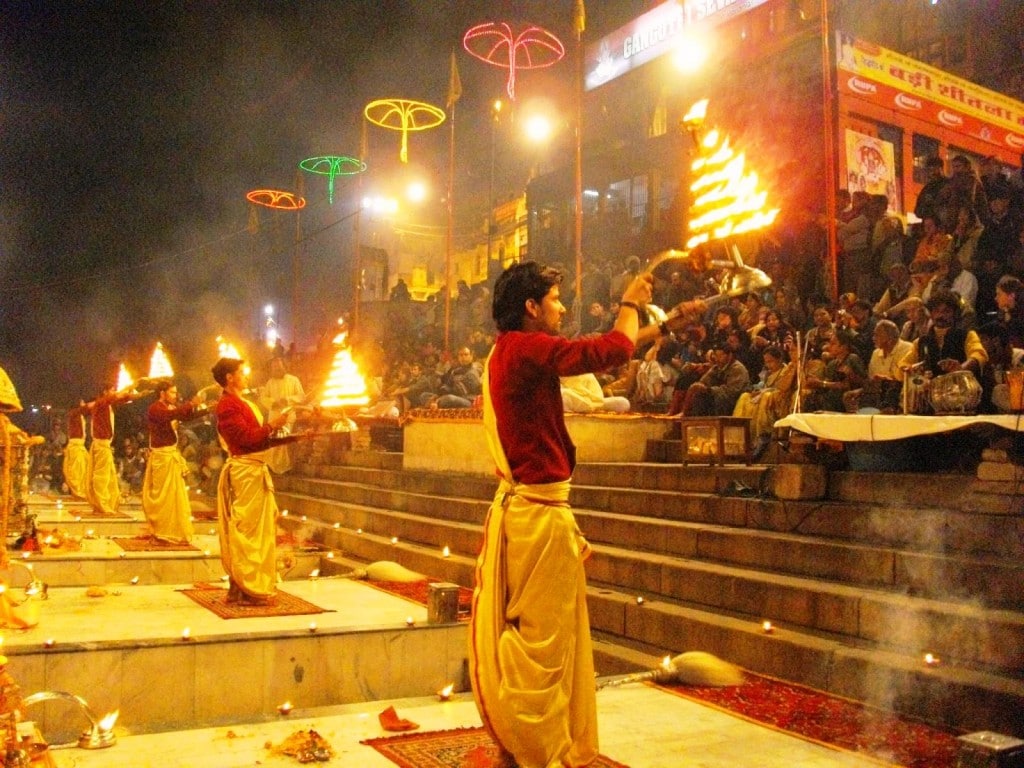 Evening Ganga Aarti at Varanasi