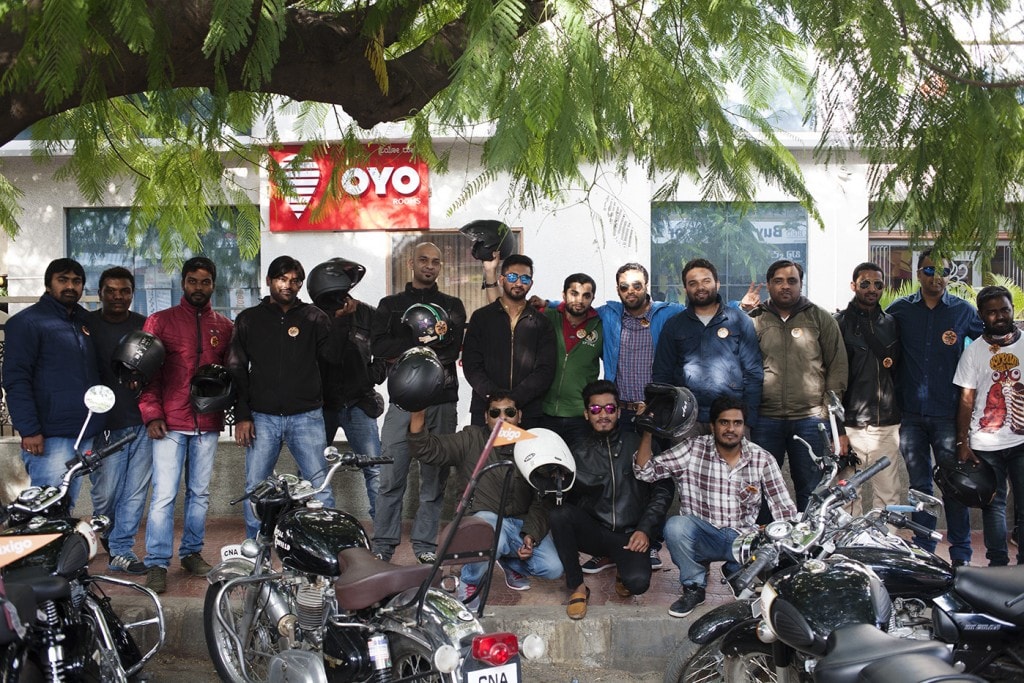 In front of OYO R T Nagar, Bangalore
