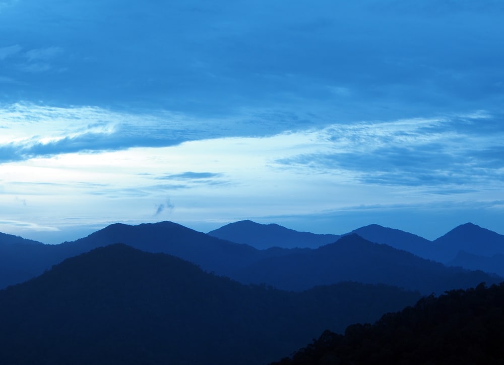 Titiwangsa mountain range viewed from Fraser's Hill