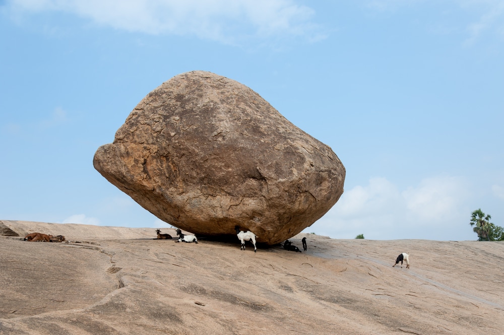 Krishna's Butterball - Mahabalipuram