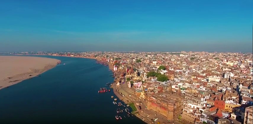 Varanasi from the top – a bird’s eye view of the holy temple town