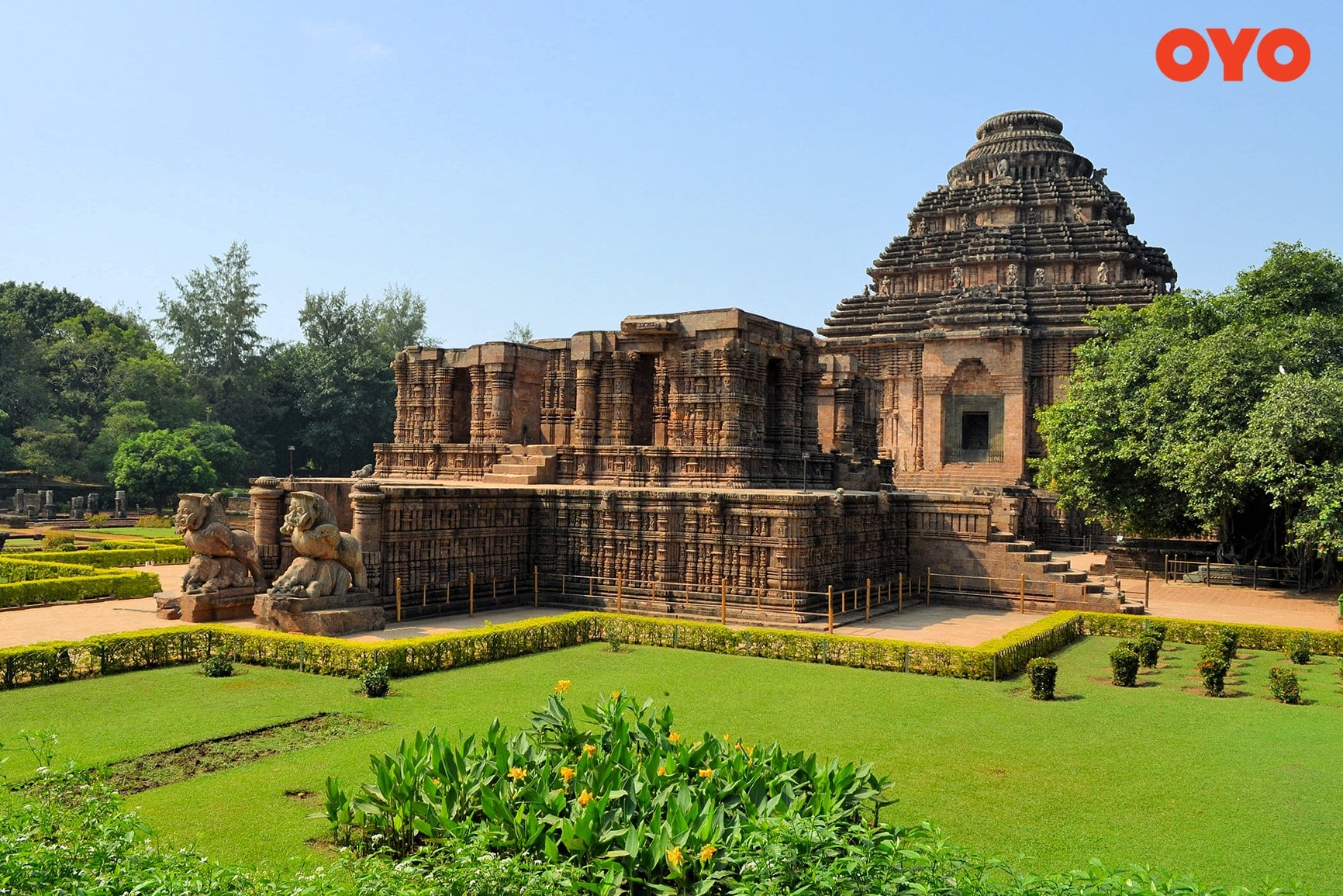 Konark Temple, Odisha - one of the most famous historical buildings in India