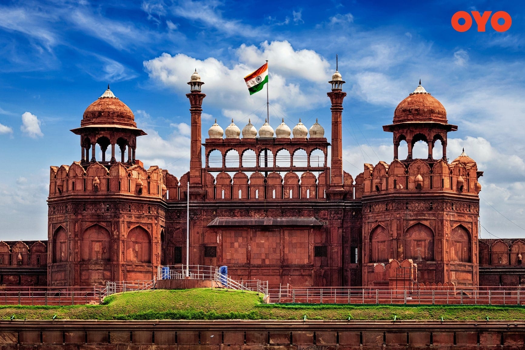 Red Fort, Delhi - one of the most famous historical monuments in India