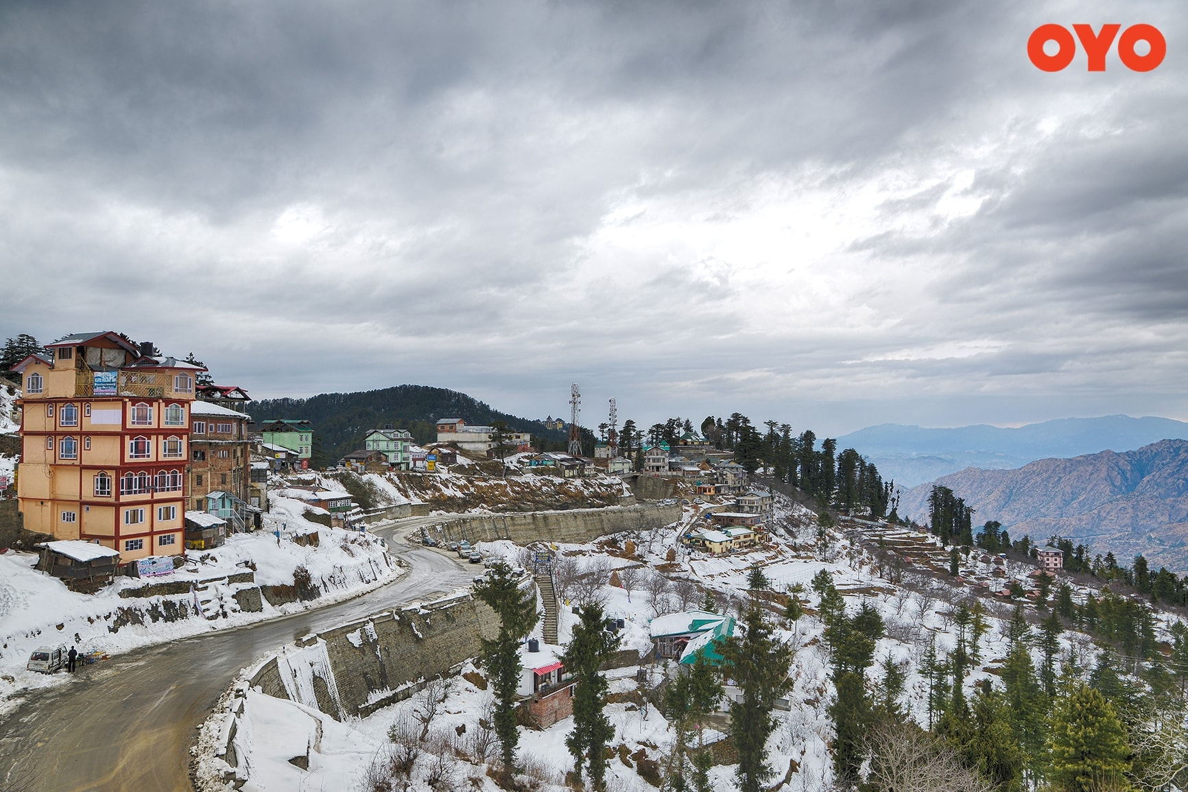 Shimla - one of the best places to see snowfall in winter