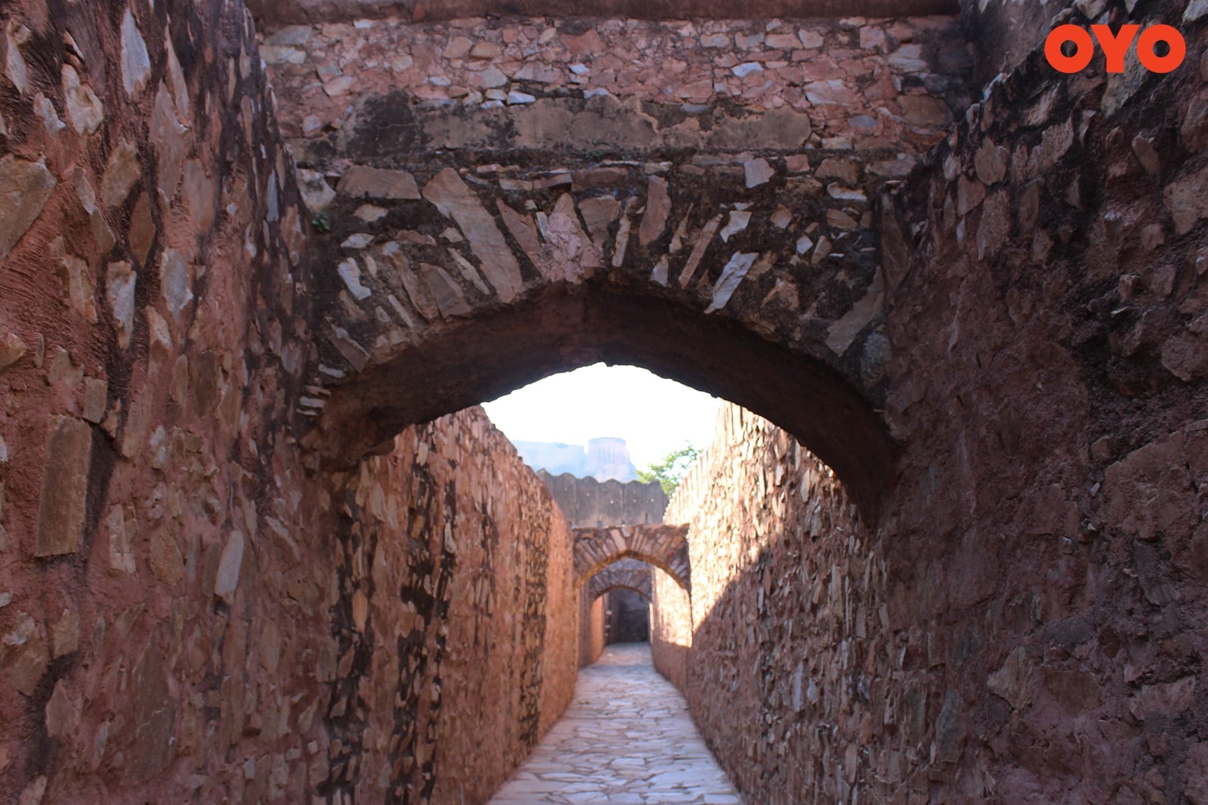 Enroute Jaigarh Fort from the secret passage