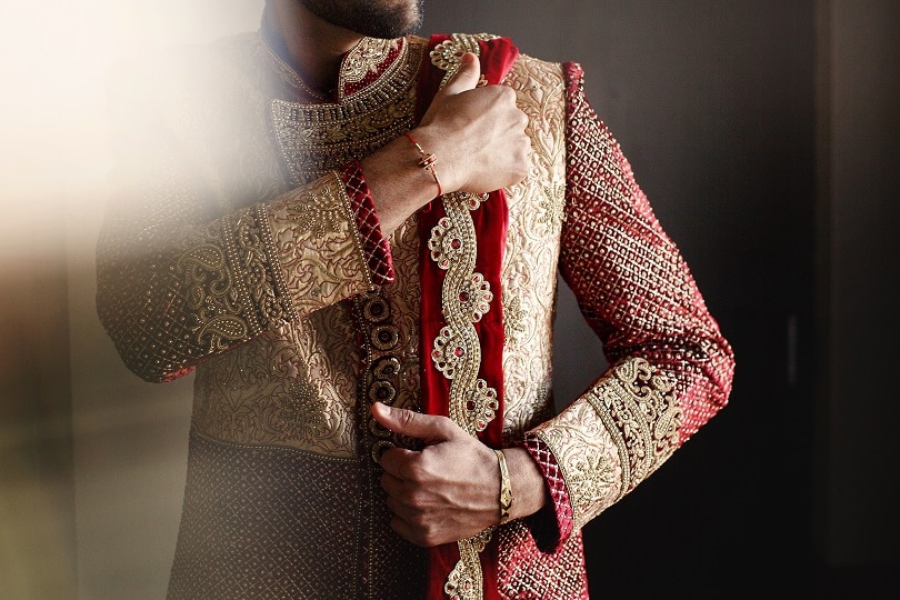 Indian Designer Wedding Suit.