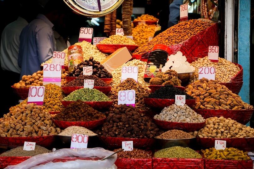 Dry Fruits market in Chandni Chowk