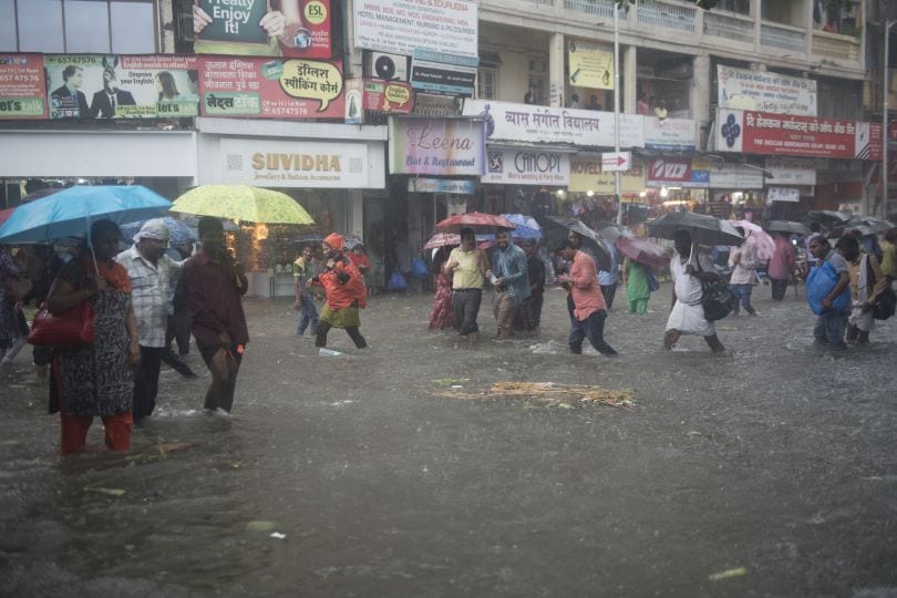 How the media portrays chaos after rain