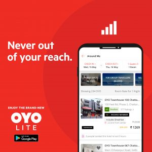 OYO lite app- be it network fluctuation or less storage 