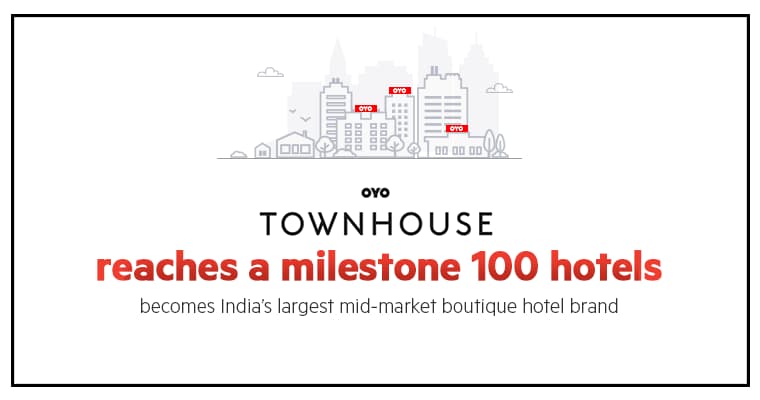 We have opened doors to the 100th OYO Townhouse in India!