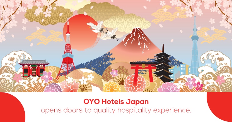 With 100+ hotels across 50+ cities; OYO Hotels Japan launches service opening doors to quality hospitality experience