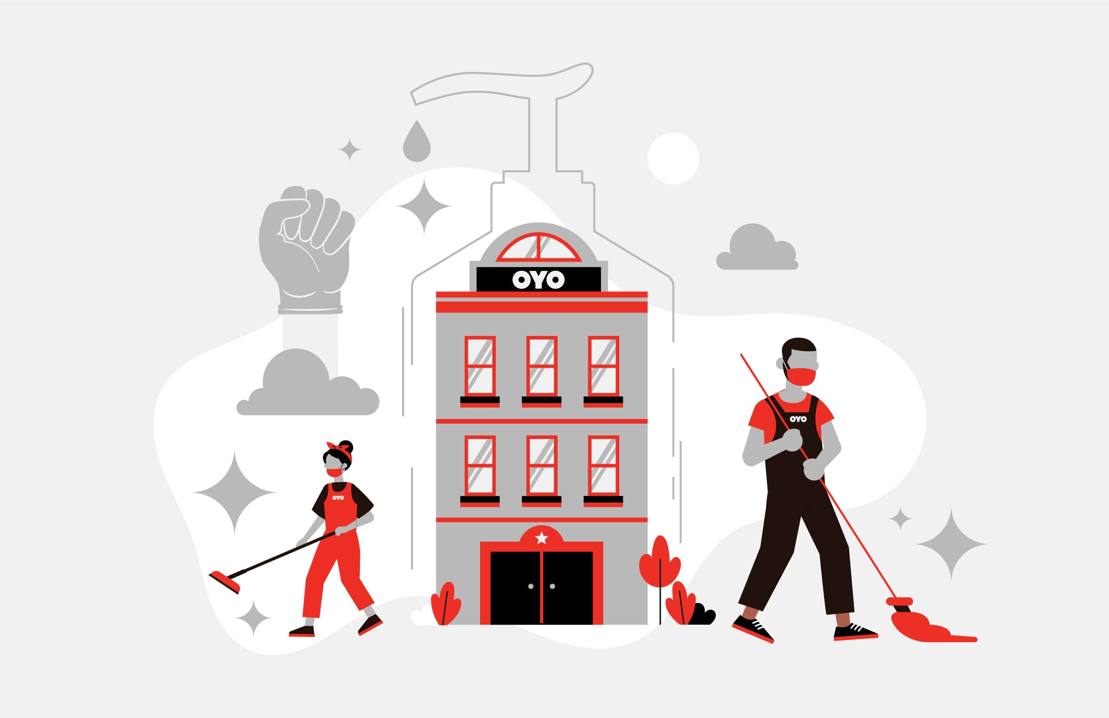 OYO undertakes measures to ensure post-lockdown preparedness - introduces &#39;Sanitised Stays&#39; with minimal-touch - Official OYO Blog