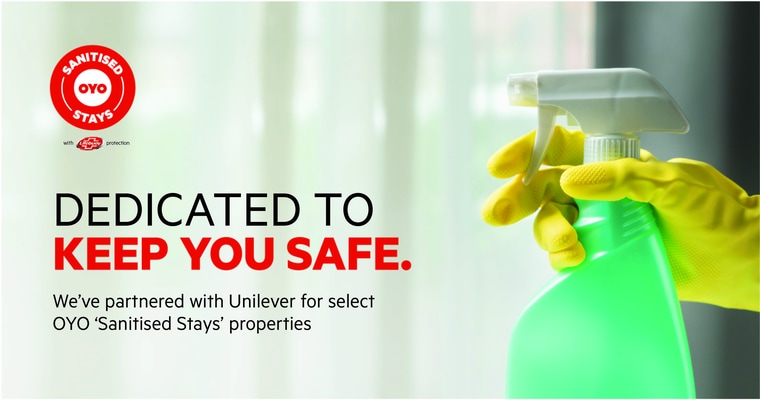 Your safety, Our priority: OYO and Unilever partner to lead the way on hotel cleanliness
