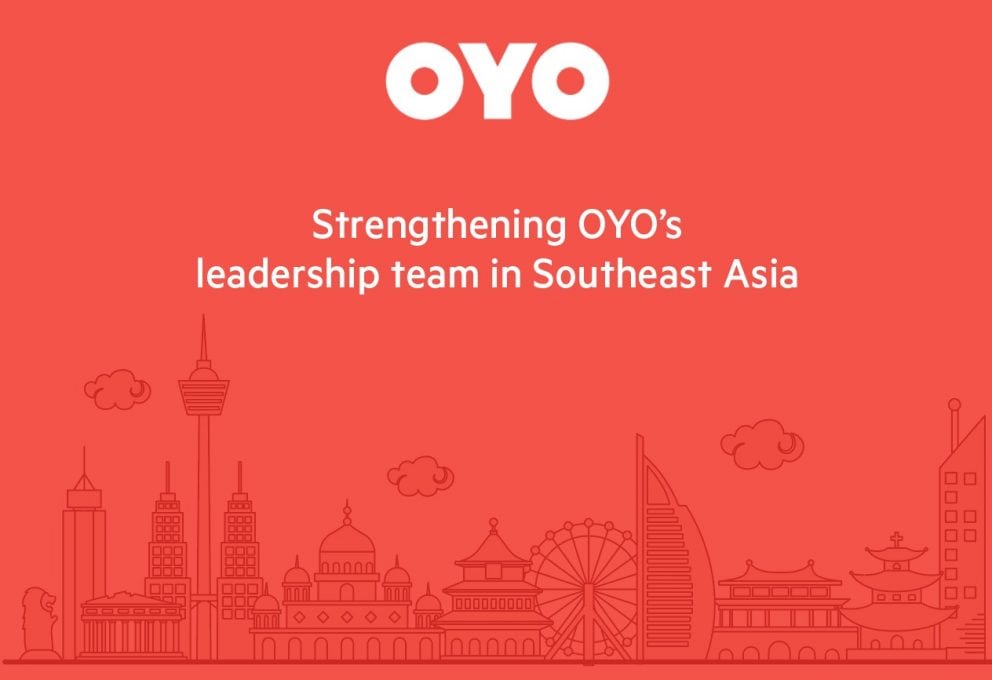 OYO strengthens leadership team in Southeast Asia & Middle East