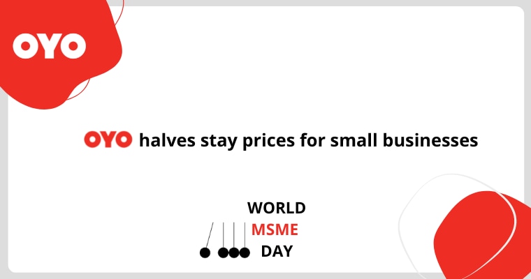 OYO halves stay prices for small businesses