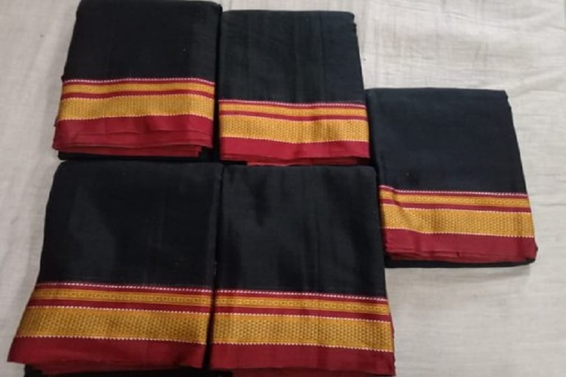 Buy Ambica Ilkal Saree Women's Woven Handloom Cotton Silk Saree (Suvidh,  Green) at Amazon.in