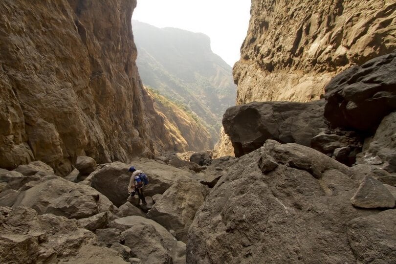 Gorge in Sandhan Valley